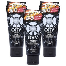 OXY 딥 워시 세안제, 3개, 130g
