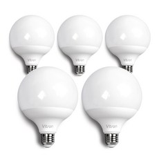 비츠온 블링 LED 볼전구 12W 숏타입 5개, 1세트, 주광색