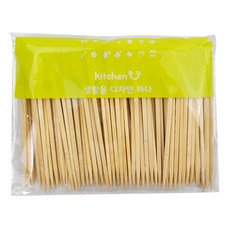 키친유 손잡이 대나무꽂이 20cm, 1개, 50개입