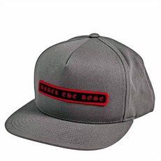 SUBROSA UNDER THE ROSE HAT 海軍藍 後扣帽 棒球帽 美國極限單車品牌，透氣舒適，後扣可調, 灰色 GREY, 1個