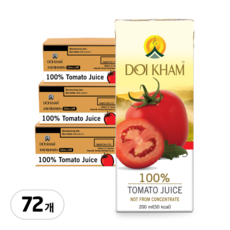 도이캄 착즙 99% 토마토 주스, 200ml, 72개