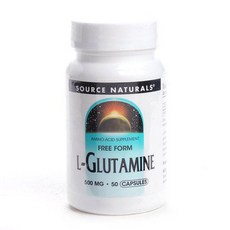SOURCE NATURALS 左旋麩醯胺酸膠囊 500mg, 1罐, 50顆