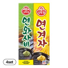 오뚜기 연와사비 35g 4개+연겨자 35g 4개, 280g, 1세트