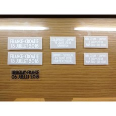 2018 世界盃 世界杯 足球 臂章 對戰小字 法國 日本, 1個, 日本 - 塞內加爾