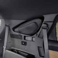 더블랙 호환 쏘렌토 MQ4 윈도우백 차박 트렁크 3열 창문 수납함, 블랙BLACK