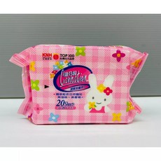 康乃馨 寶寶潔膚濕巾 加厚手感 20抽 無酒精 無香精, 1個