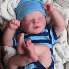 신생아 인형 실물 8종 장난감 동생 연습 준비물 남아 여아, B인형, 1개