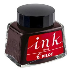 파이롯트 병잉크, 레드 (PILOT 병잉크 30ml), 1개