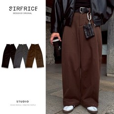 SIRPRICE Select Shop 厚磅毛尼寬版西裝褲 垂墜 保暖 質感面料