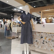 (플라스틱아일랜드)체크 원피스 XB0O7R7