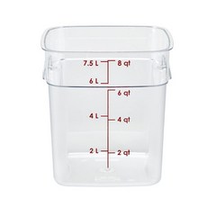 캠브로 PC 뉴사각용기 7.6L 8SFSPROCW, 1개