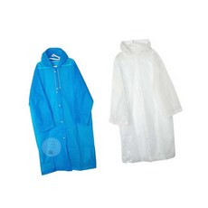 MN 성인 두꺼운 레인코트 레인판초