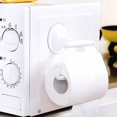 휴지걸이 욕실 흡착식 화장지 홀더 부착 벽 걸이 수납 정리 세척 손잡이 디자인, 본상품