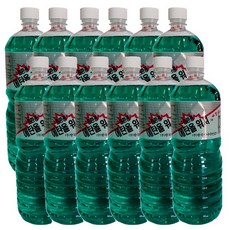 한국카나디안골드 에탄올워셔액 4계절용 친환경워셔액 12개1set 워셔액 차량용워셔액 세차용품, 12개, 1.8L