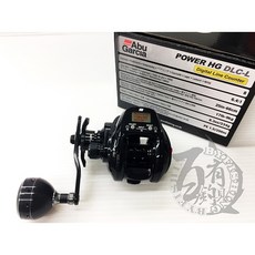 Abu Garcia POWER HG DLC 電子計米 小烏龜 捲線器 9kg 釣力, 1個, 左手