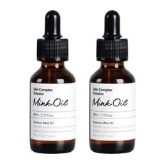 굿바이콤플렉스 페이스오일 밍크오일 무향 천연 고보습 30ml x 2개