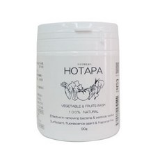 日本 HOTAPA 蔬果洗淨粉 蔬果清潔粉 蔬菜水果清潔粉 90g, 1個