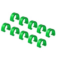 자전거 브레이크 케이블 C 클립 유압 호스 하우징 시프트 클램프 가이드 0pcs, 그린