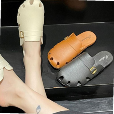 뮬 여성 데일리 발편한 베이직 버클장식 블로퍼