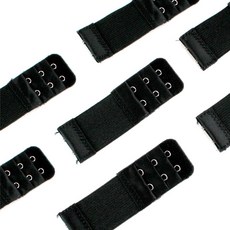 언더웨어 브라연장끈 후크밴드 2단블랙