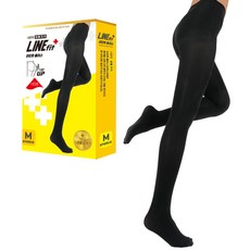 라인핏플러스 1등급 의료용 프리미엄 종아리 압박밴드 (종아리형 무릎발트임형 허벅지확장형 무릎발막힘형 발막힘팬티형), 팬티스타킹/허리 높이, 1개