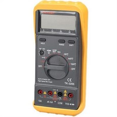 디지털 멀티미터 TK-3205 전공용 누전 테스터기 전압 측정기 전류 저항 플라스틱 보호기 레인지 데이터