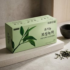 대한다업 티백 유기농 사무실용 직장인 보성녹차, 50개, 120g
