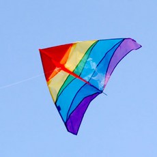 연날리기 대형연 가오리연 캠핑놀이 파워 스턴트카이트 윙글 스포츠 카이트 (kite), 1개, 04 캔디(가오리연)꼬리4m 깜짝할인