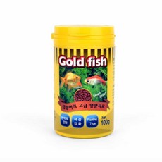 더블요 골드피쉬 100g 물고기사료 금붕어먹이 물고기밥통