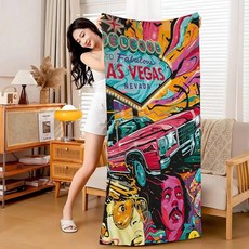 담요 빠른 건조 비치 타월 대형 프린팅 초흡 수영장