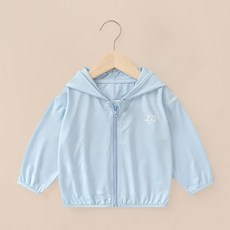 라이트 에어 키즈 바람막이 어린이 간절기 후드 집업
