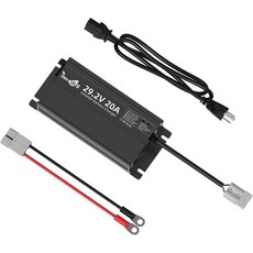 29.2V 20A LiFePO4 배터리 충전기 LED 표시등이 있는 24V 장착형 리튬 및 보트의 철 딥 사이클 충전식 배터리를 위한 다중 안전 보호 장치정규, Regular