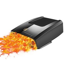 자동차용 12V 히터 150W 고속 가열 냉각 팬 디포거 및 디프로스터 360° 회전 휴대용 자동차 히터 담배 라이터 소형 공기 열 202513, 자동차용 12V 히터 150W 고속 가열 냉각 팬 디포
