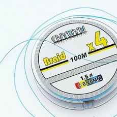 최고픽 4합사 1.5호 100m PE낚시줄