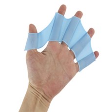 아랫채상점 수영 손가락 지느러미 수영장비, 블루 M