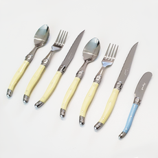 리옹 라귀올 커트러리 2인 세트 총 7P I IVORY 재입고 완료, 레몬, 1세트, 7pcs