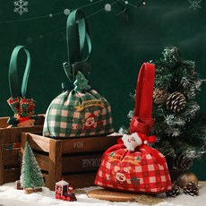 은창]DIY 스트랩 장식 크리스마스 미니백 토트백 가방 미니 털가방 겨울 여성 여성용 성탄절 주머니