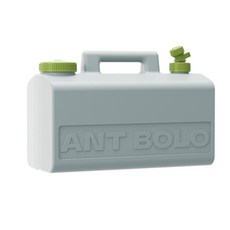 워터저그 차박 휴대용 캠핑장 THOUS 8L 카라반 식품 화이트 낚시 생수통, 회색