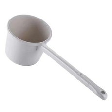 加厚塑膠水瓢長柄水勺，家用寶寶洗澡洗頭舀水瓢, 灰色長柄07【一個裝】1.6升, 1個