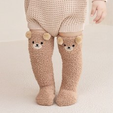 아기 수면양말 겨울 키즈 장목 기모양말 유아 풋워머 아동 니삭스