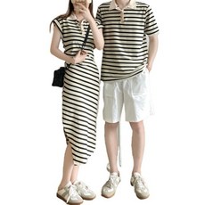 커플 시밀러룩 호캉스 티셔츠 하와이안 여행 패밀리룩 웨딩촬영 드레스 반팔 휴양지 긴팔 원피스