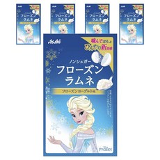 Asahi 논 슈거 프로즌 라무네 요구르트 맛, 5개, 18g