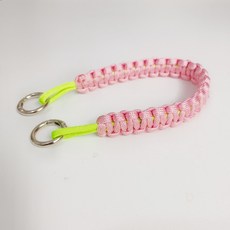 手工編織手拎繩咖啡奶茶水杯掛繩，戶外運動水壺手腕帶傘繩，多色可選, 手提短款005:連扣長約31cm, 1個