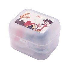 DFMEI 嬰兒搖鈴牙膠硅膠磨牙啃咬0-12個月寶寶抓握玩具禮盒禮盒裝, 1個, 如圖, PP收納盒