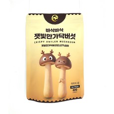 잿빛만가닥버섯칩 녹용버섯칩 건강간식 다이어트 어린이과자, 60g, 1개