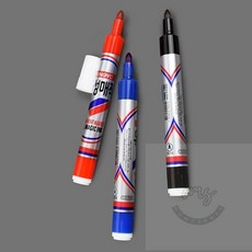 오마센 유성매직 단색 유성매직레드, 적색