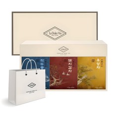 La Dolce Vita 綜合傳統茶3款禮盒組 + 提袋, 刀豆茶 + 菊芋茶 + 牛蒡茶, 1組