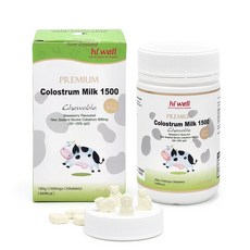 hi well 初乳咀嚼錠, 180g, 1罐