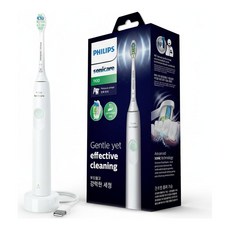 필립스 소닉케어 1100 시리즈 전동칫솔, ( KC위생인증/충전식 ) HX3641/41, 화이트민트, 1개