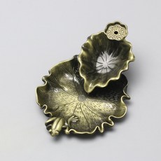 D&F Company 青蛙青銅倒流香座, 黃銅色